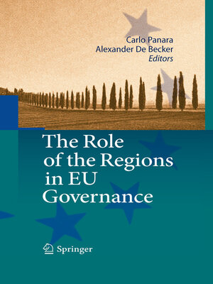 cover image of The Role of the Regions in EU Governance